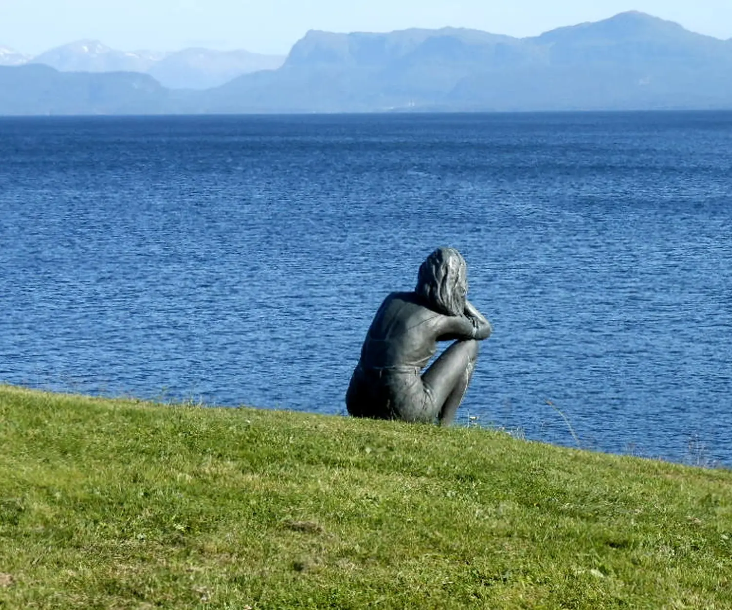 Norwegen: die Schöne am Strand